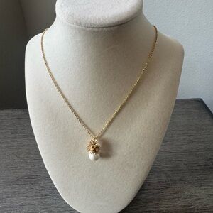 Kate Spade He Loves Me He Loves Me Not Necklace Pearl and Daisies